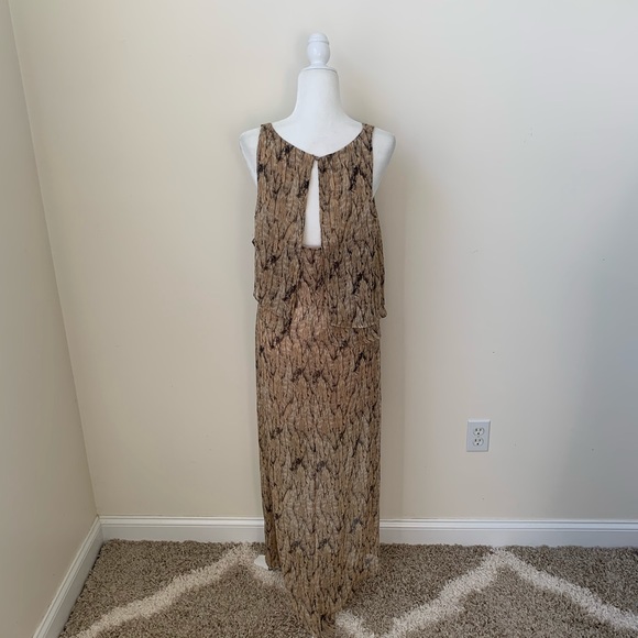 NWT Forever 21 Boho Feather Print Dress - Picture 3 of 7